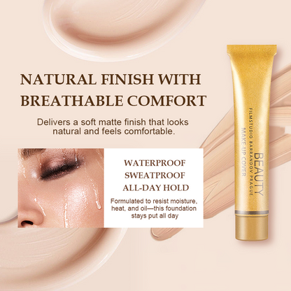 Waterproof Face Concealer & Foundation Cream