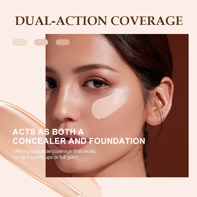 Waterproof Face Concealer & Foundation Cream