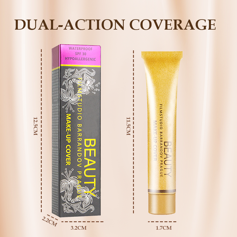 Waterproof Face Concealer & Foundation Cream