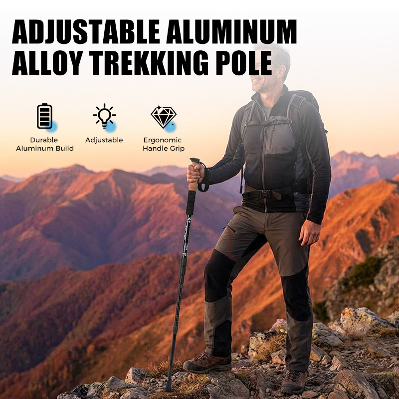 🥾 Adjustable Aluminium Trekking Pole