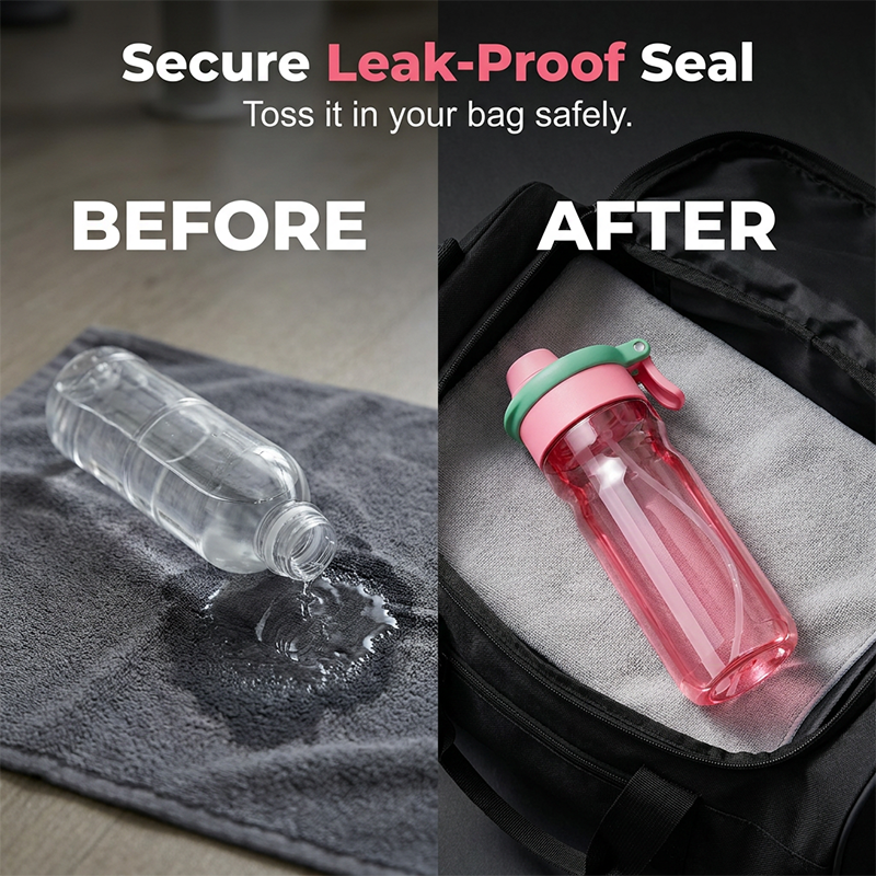 2-in-1 Mist & Sip Sports Water Bottle