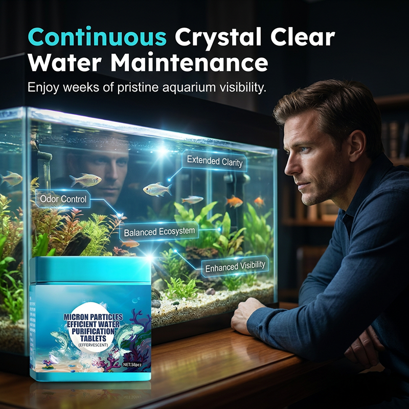 ⏳Limited-time 50% off⏰dHigh-Efficiency Aquarium Water Purification Tablets🐟