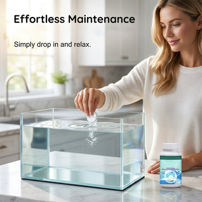 🐠 Buy 1 Get 1 Free✨Effervescent Aquarium Tablets – Crystal Clear, Odor-Free, Rapid Clarify 💧