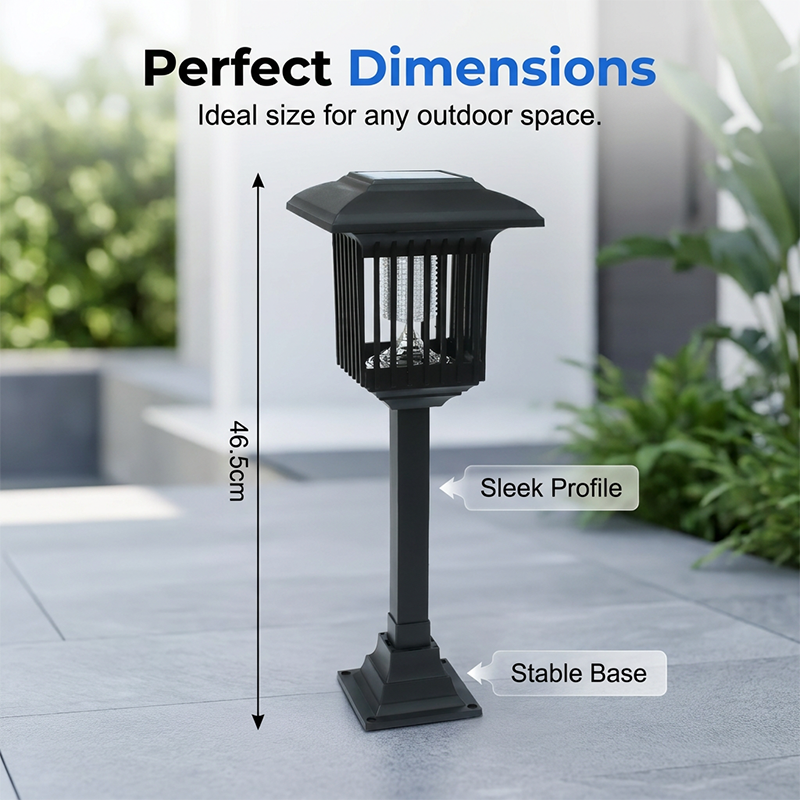 ✨ Say Goodbye to Annoying Mosquitoes – Solar-Powered Bug Zapper for Your Garden! ✨