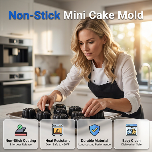 🥳HOT SALE! Carbon Steel Mini Pumpkin-Shaped Cake Mold✨