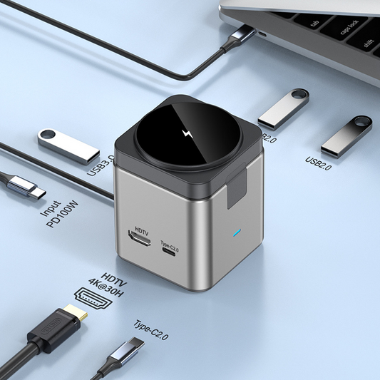 Multifunctional Docking Station with Wireless Charger