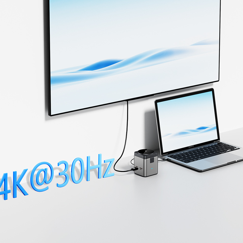 Multifunctional Docking Station with Wireless Charger