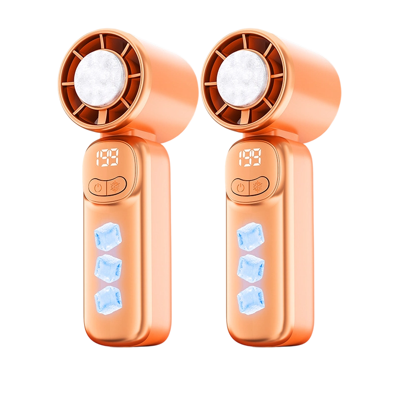 Compact portable fan with long battery life