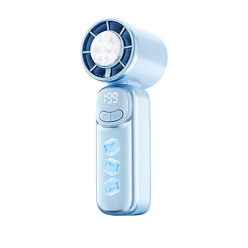 Compact portable fan with long battery life