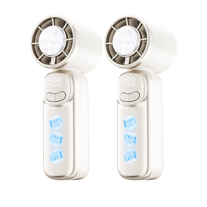 Compact portable fan with long battery life