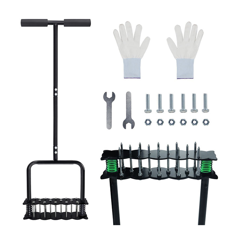 🎉 Heavy-Duty Manual Lawn Coring Aerator