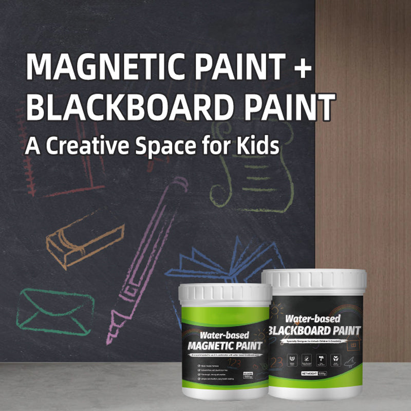 Water-Based Blackboard Paint for Creative Walls