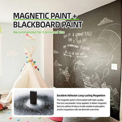 Water-Based Blackboard Paint for Creative Walls