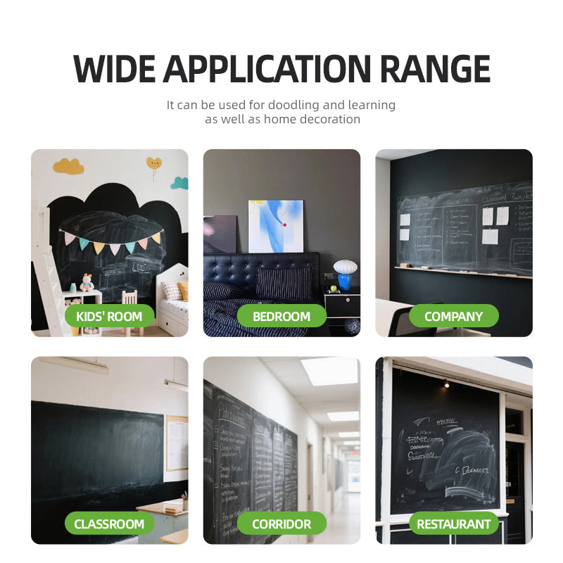 Water-Based Blackboard Paint for Creative Walls