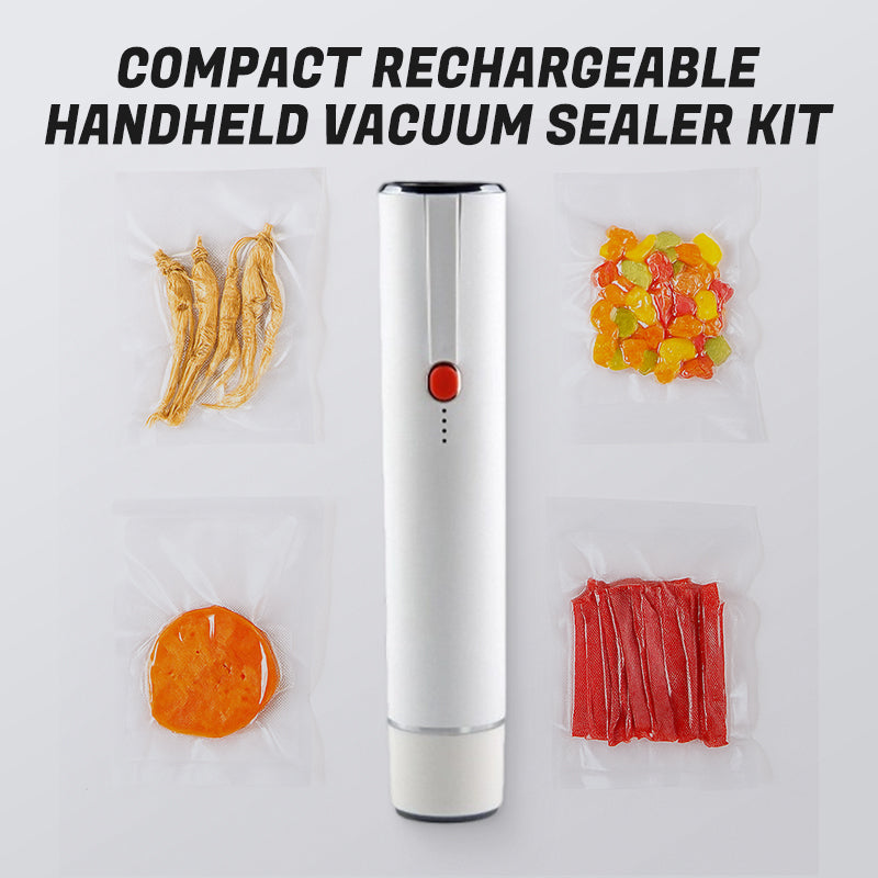 Compact Rechargeable Handheld Vacuum Sealer Kit