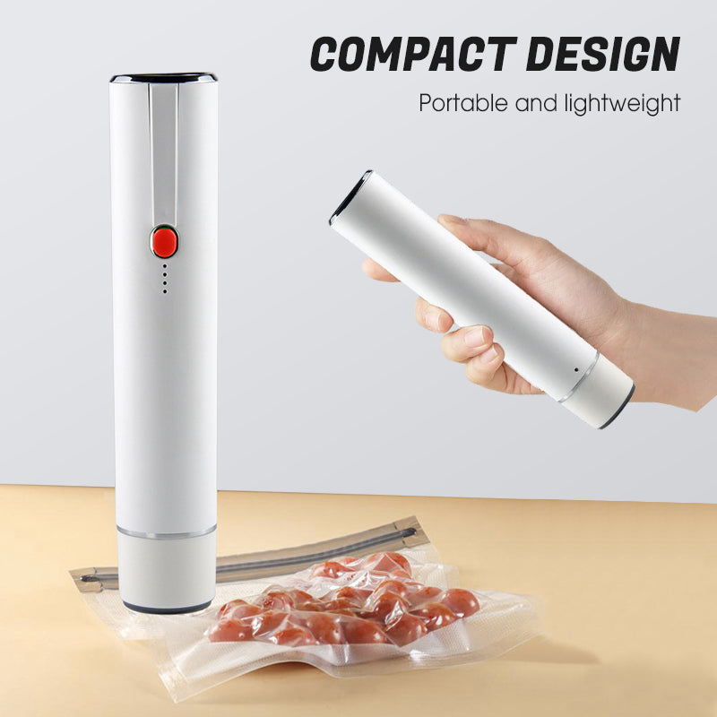 Compact Rechargeable Handheld Vacuum Sealer Kit