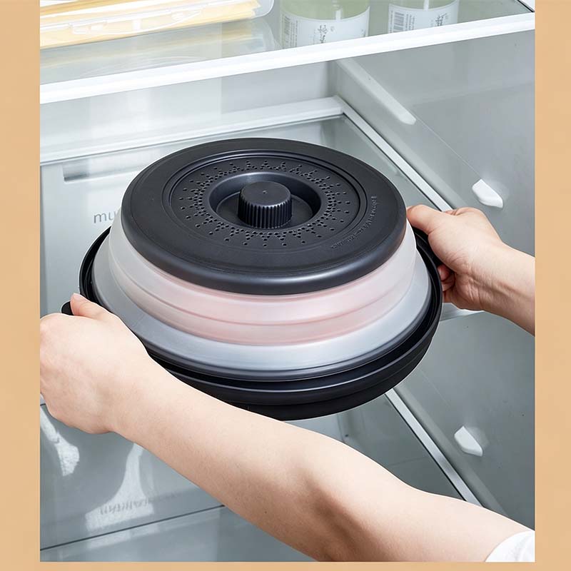 📢📢50% OFF !! ⏰Collapsible Microwave Cover with Base Mat💨