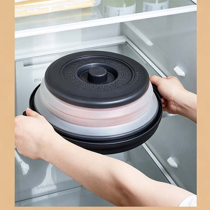 📢📢50% OFF !! ⏰Collapsible Microwave Cover with Base Mat💨
