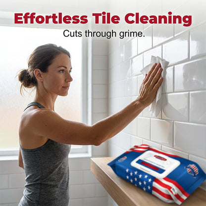 🪟✨ Flash Sale | Streak-Free Glass & Tile Cleaning Wipes | Water Spot & Grime Remover