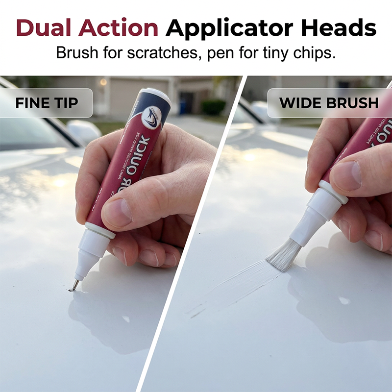 Car Scratch Repair Touch Up Paint Pen - Brush and Pen Tip