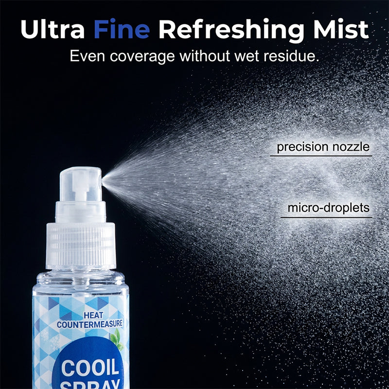 🥳2026 HOT SALE🥳💞50K+ SOLD!❄️💨 50% OFF! Long‑Lasting Cooling Spray – Instant icy blast, minty fresh. Beat the heat in seconds. Perfect for summer days & workouts! 🌞🧊