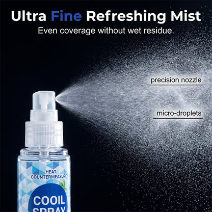 🥳2026 HOT SALE🥳💞50K+ SOLD!❄️💨 50% OFF! Long‑Lasting Cooling Spray – Instant icy blast, minty fresh. Beat the heat in seconds. Perfect for summer days & workouts! 🌞🧊