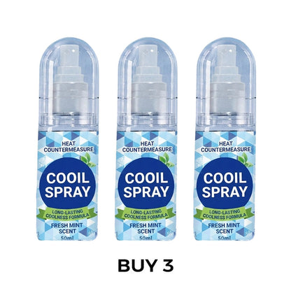 🥳2026 HOT SALE🥳💞50K+ SOLD!❄️💨 50% OFF! Long‑Lasting Cooling Spray – Instant icy blast, minty fresh. Beat the heat in seconds. Perfect for summer days & workouts! 🌞🧊