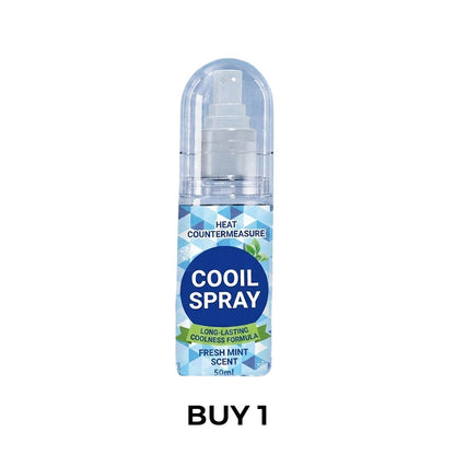🥳2026 HOT SALE🥳💞50K+ SOLD!❄️💨 50% OFF! Long‑Lasting Cooling Spray – Instant icy blast, minty fresh. Beat the heat in seconds. Perfect for summer days & workouts! 🌞🧊