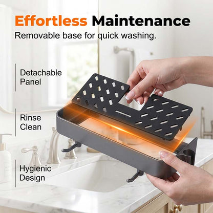 Drill-Free Shower Caddy Shelf for Slide Bar
