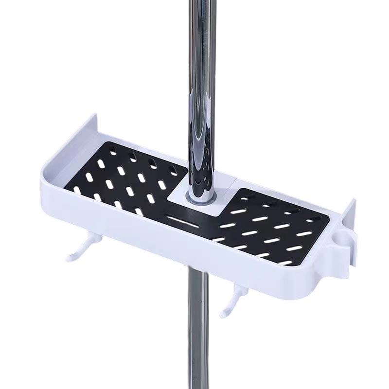 Drill-Free Shower Caddy Shelf for Slide Bar