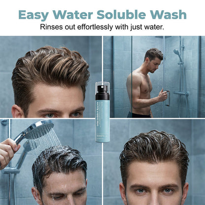 Men's Quick-Dry Matte Styling Mud Spray