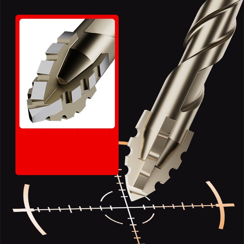 🔧 50% OFF NOW! ⏰ Four-Flute Sawtooth Eccentric Drill Bit 4-PC Set – Cuts through wood, plastic & soft metal – Ideal for drilling at angles or curved holes – durable & fast chip removal 🛠️