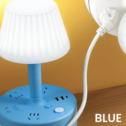 💡 Bedside Lamp with Charging Station – Light Up & Power Up Your Nightstand 🔌