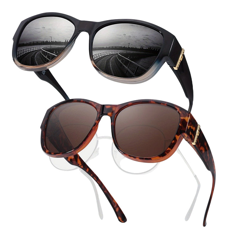 ☀️Big Sunglasses to Wear Over Glasses for Women