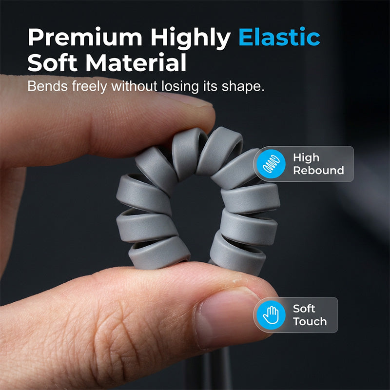 Spiral Cable Protector for Charging Cords