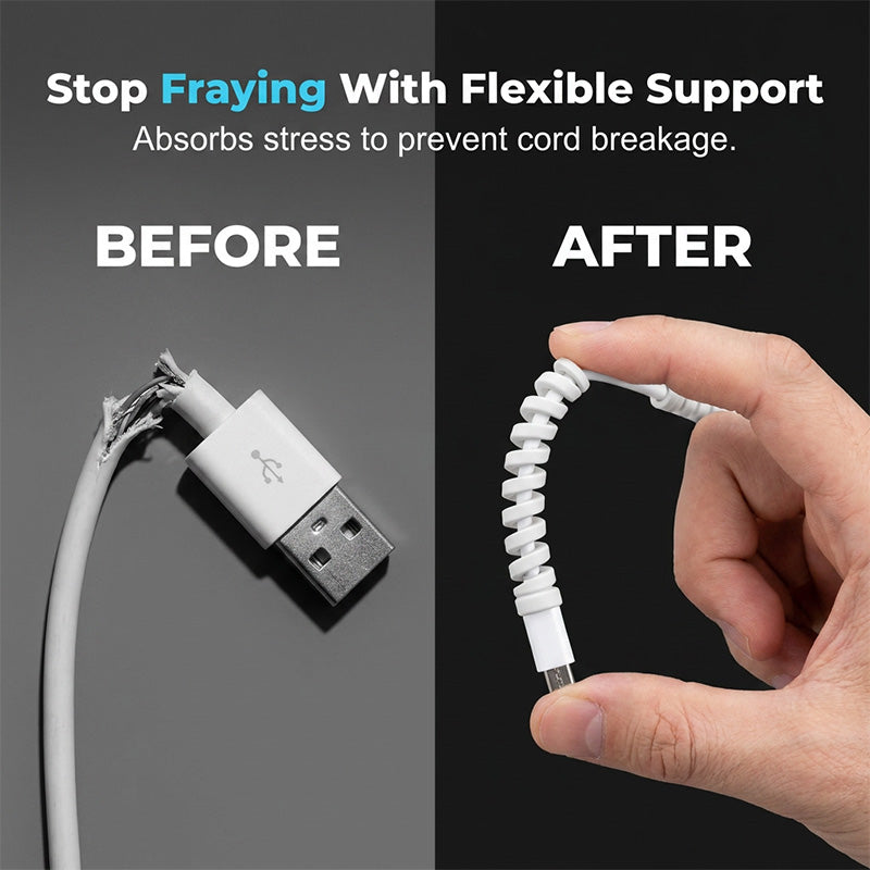 Spiral Cable Protector for Charging Cords
