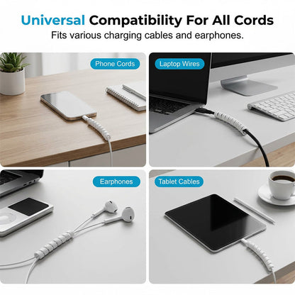 Spiral Cable Protector for Charging Cords
