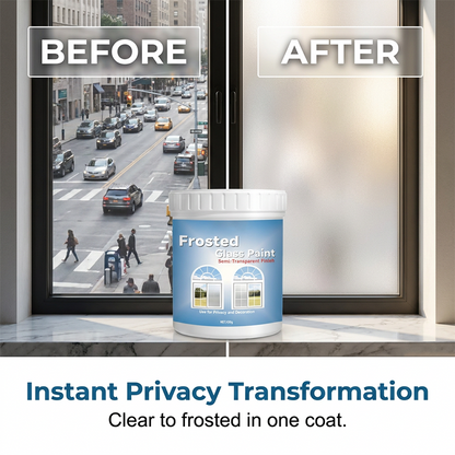 Frosted Glass Paint for Privacy