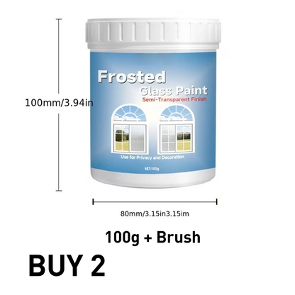 Frosted Glass Paint for Privacy