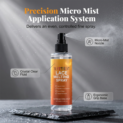 🥳2026 HOT SALE🥳💞50K+ SOLD!🧴🌿 50% OFF! Lace Wig Melting Spray – Moisturising formula, stops itching. Strong hold, easy wash out. Perfect melt every time! 💇‍♀️✨