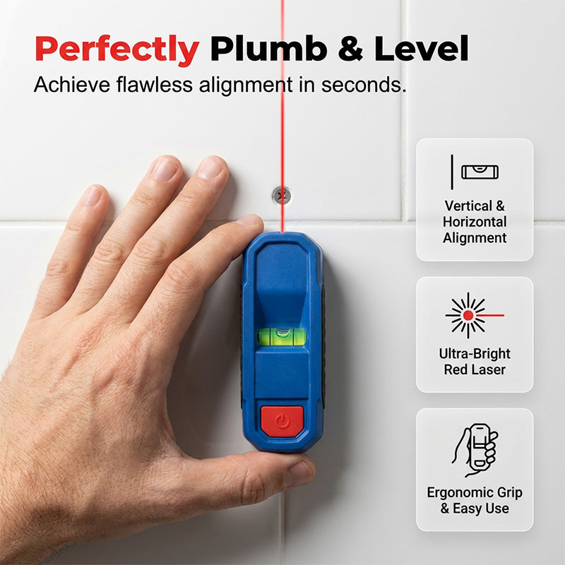 3-in-1 Magnetic Laser Level & Stud Finder