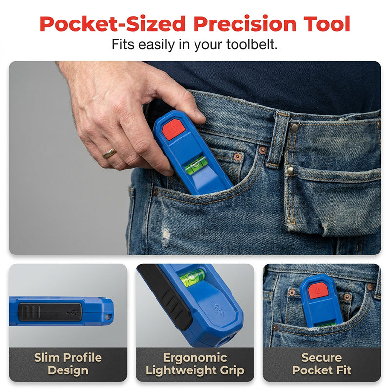 3-in-1 Magnetic Laser Level & Stud Finder