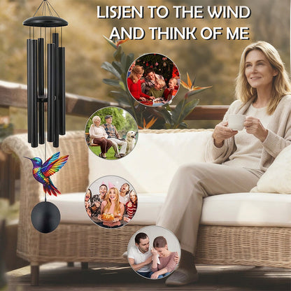 ⏳Time-Limited Special⏰Vintage Metal Memorial Wind Chimes – Soothing Melody, Rust-Resistant Aluminum, Retro Design ✨