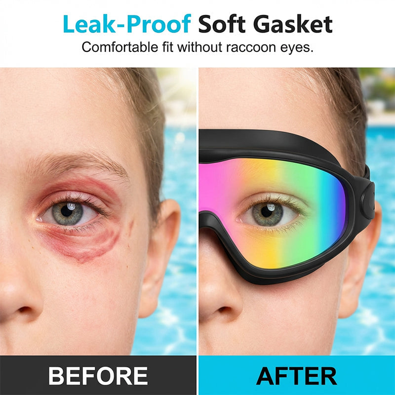 📢📢50% OFF !! ⏰Anti-Fog Swimming Goggles with Earplugs & Nose Clip