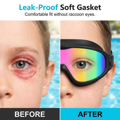 📢📢50% OFF !! ⏰Anti-Fog Swimming Goggles with Earplugs & Nose Clip