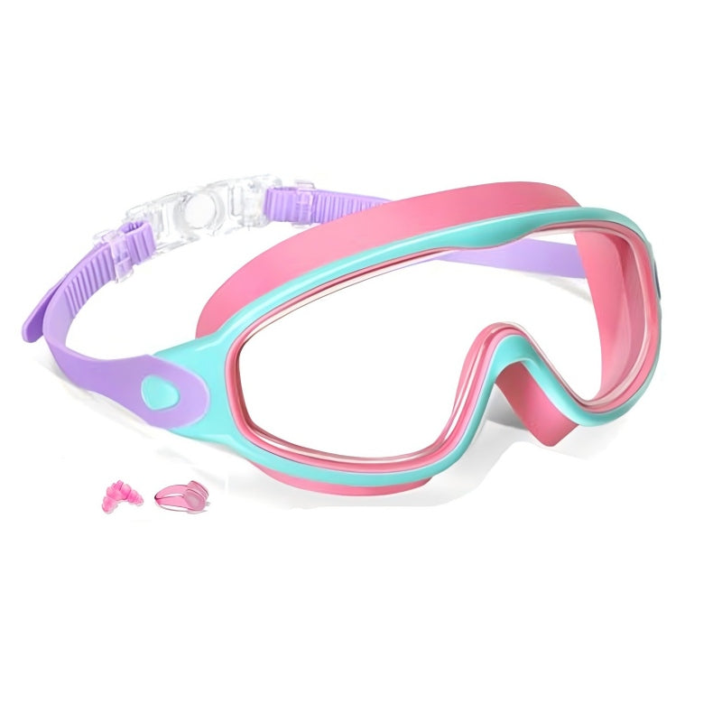 📢📢50% OFF !! ⏰Anti-Fog Swimming Goggles with Earplugs & Nose Clip