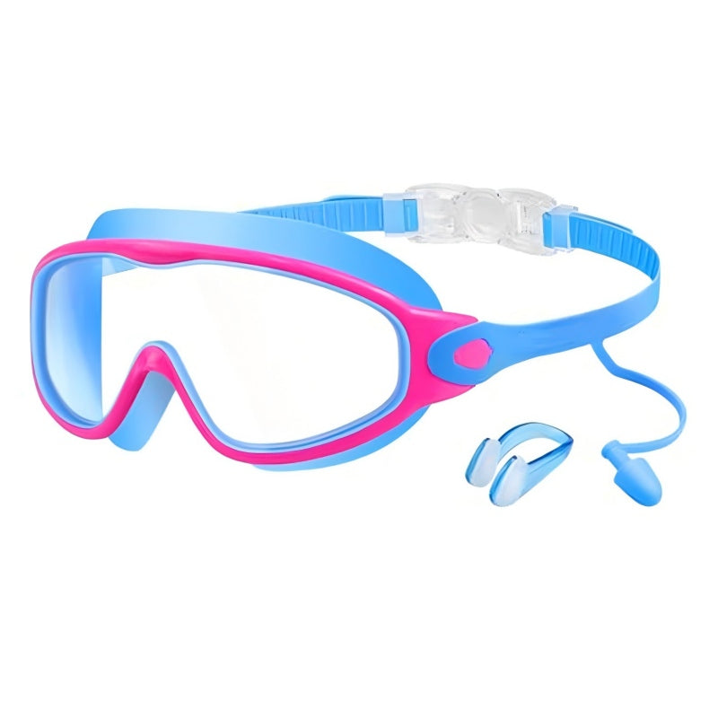 📢📢50% OFF !! ⏰Anti-Fog Swimming Goggles with Earplugs & Nose Clip