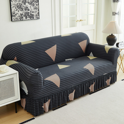 🎉 2026 Hot Sale!🛋️ High‑Stretch Sofa Slipcover‑Ruffled Hem & Full Protection ✨