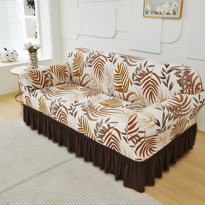 🎉 2026 Hot Sale!🛋️ High‑Stretch Sofa Slipcover‑Ruffled Hem & Full Protection ✨