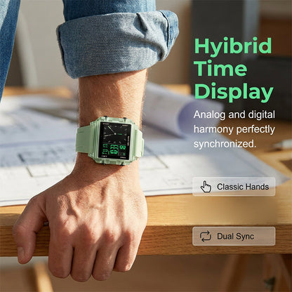 ⌚ 50% OFF NOW! 💧 Transparent Digital Watch – 50M Waterproof, Luminous Display & Hybrid Time – Style Meets Function ✨